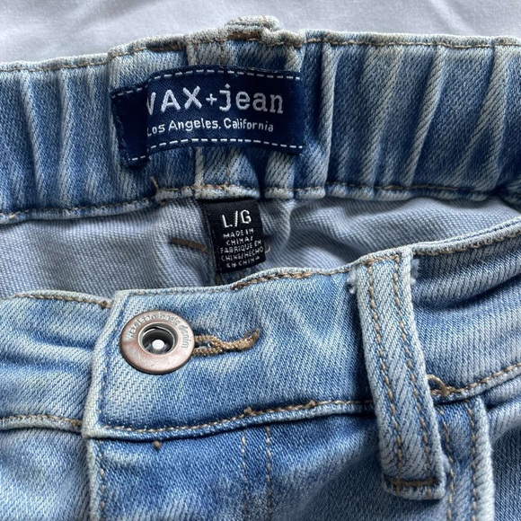 Light Blue Distressed Women's Jeans - Picture 3 of 3